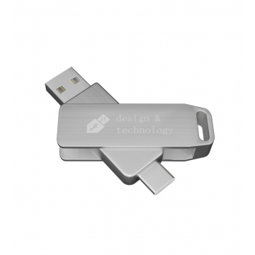 U25 - Double twist USB flashdisk