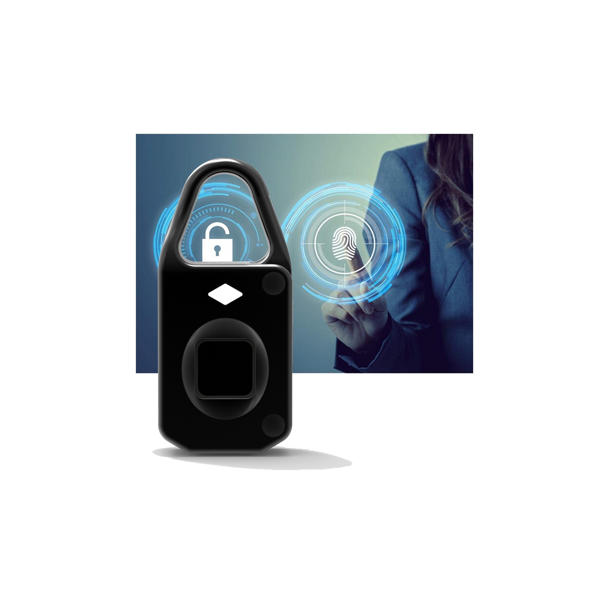 T10 - Fingerprint sensor padlock
