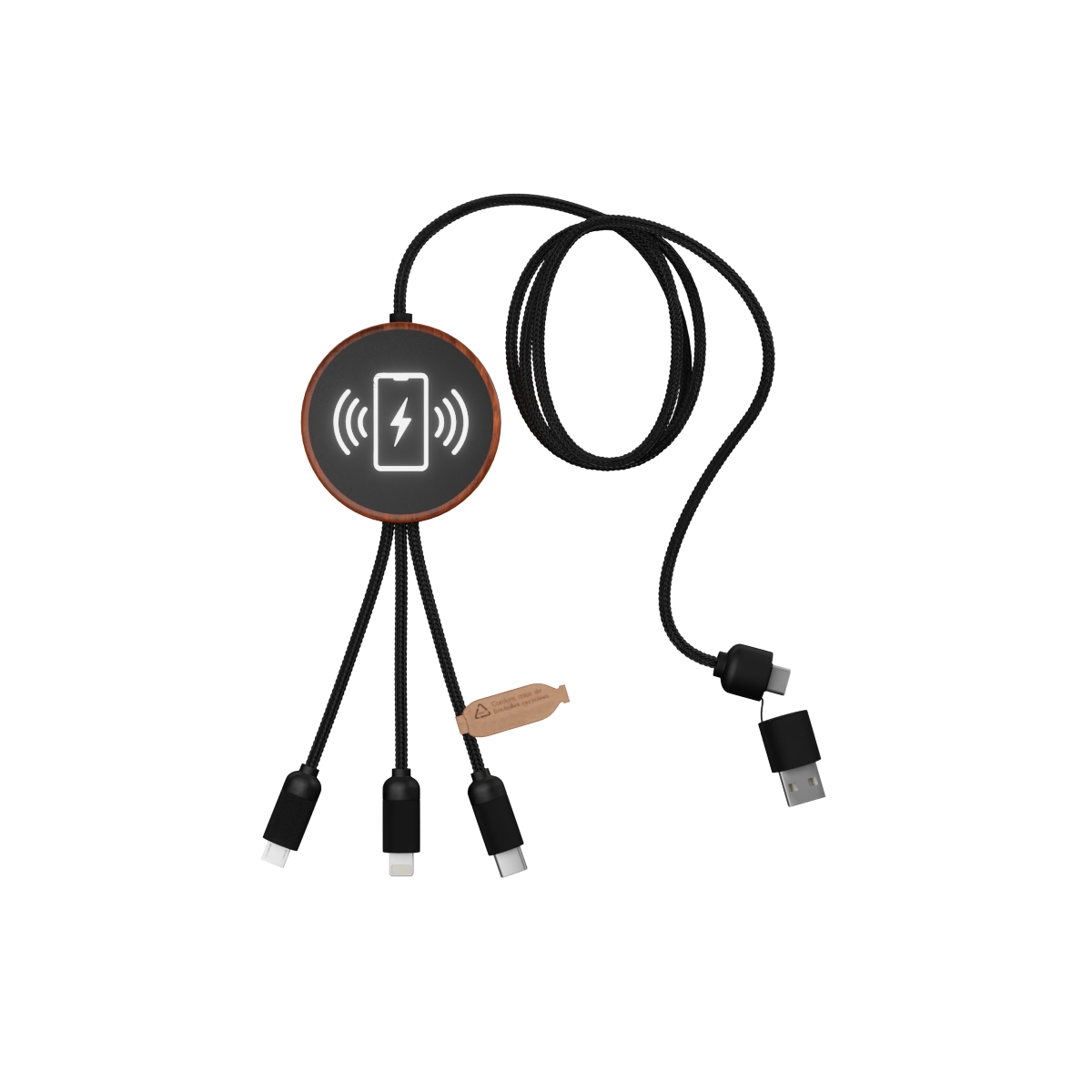 C40 - Wireless cable 10W 100% FSC® bamboo