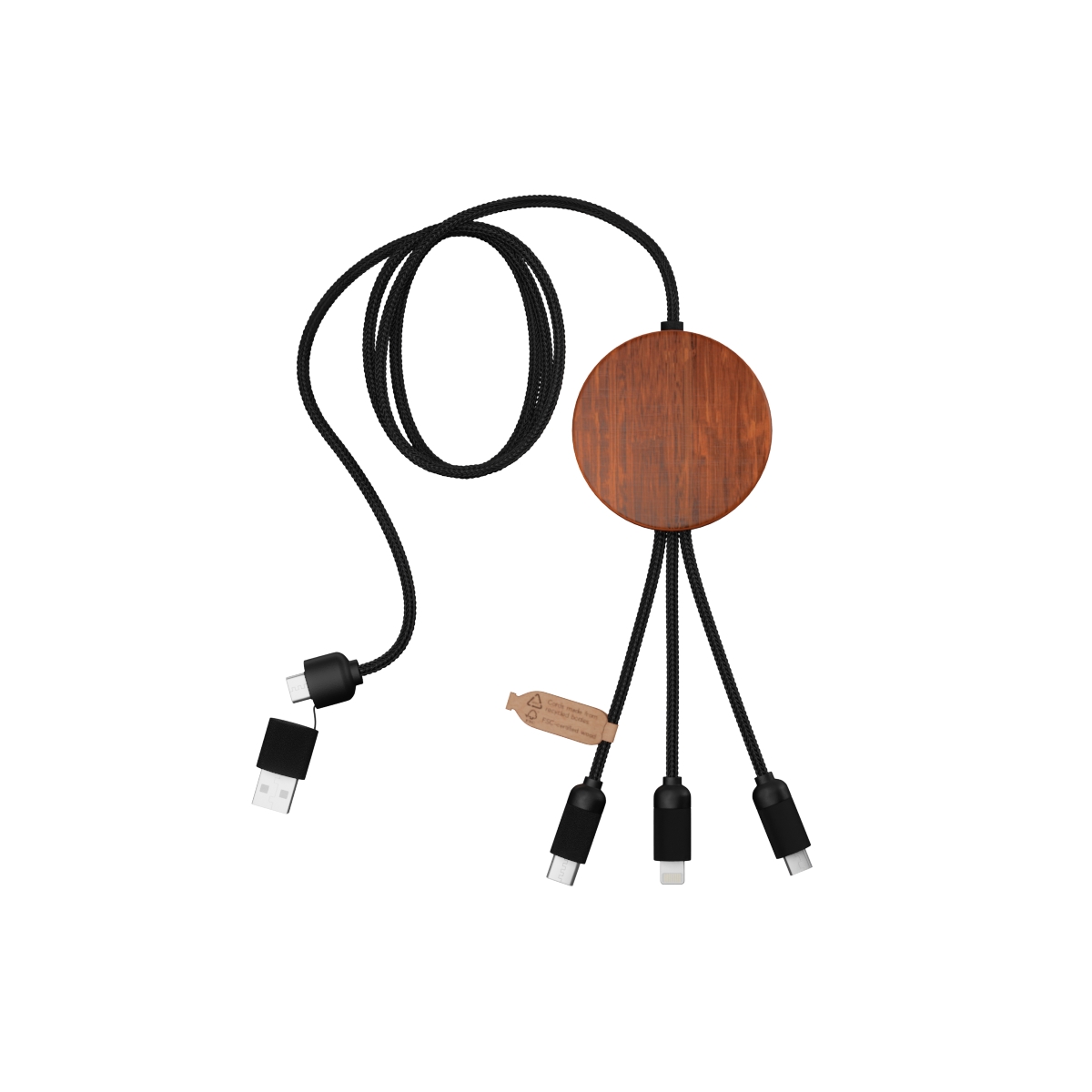 C40 - Wireless cable 10W 100% FSC® bamboo