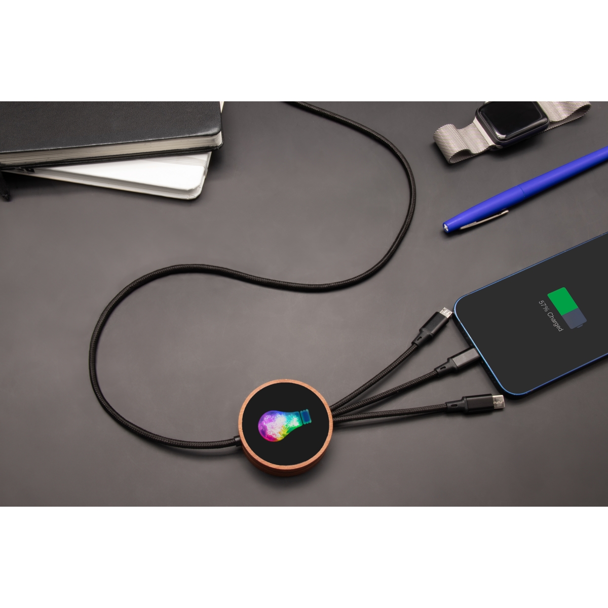 C40 - Wireless cable 10W 100% FSC® bamboo