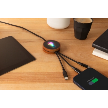 C40 - Wireless cable 10W 100% FSC® bamboo
