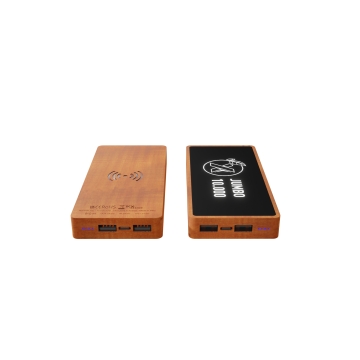 P46 - Powerbank eco jumbo 10 000 FSC® 100% Maple
