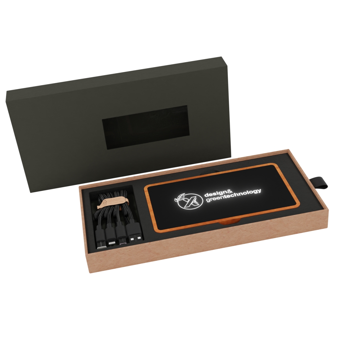P46 - Powerbank eco jumbo 10 000 FSC® 100% Maple