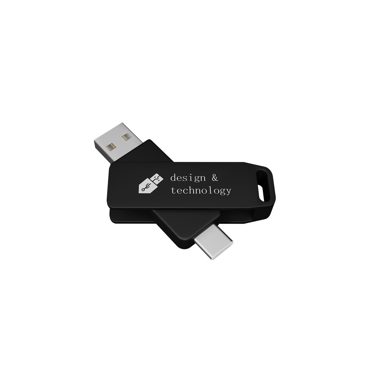 U25 - Double twist USB flashdisk