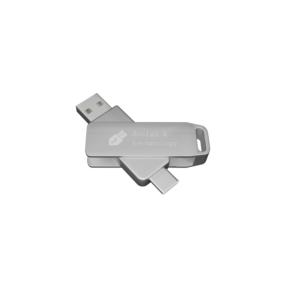 U25 - Double twist USB flashdisk