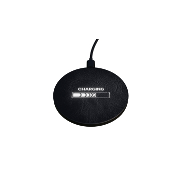 W34 - 15W leather wireless base