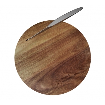 K03 - Cutting board and knife set FSC 100% acacia wood