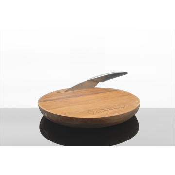 K03 - Cutting board and knife set FSC 100% acacia wood