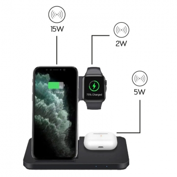 W28 - 3-in-1 foldable wireless base