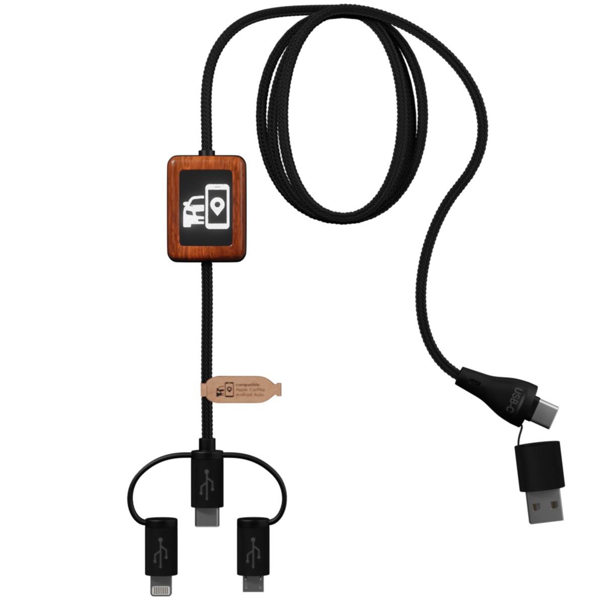 C46 - Carplay Wood cable 40W