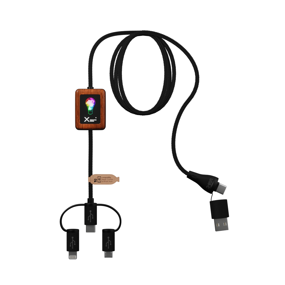 C46 - Carplay Wood cable 40W