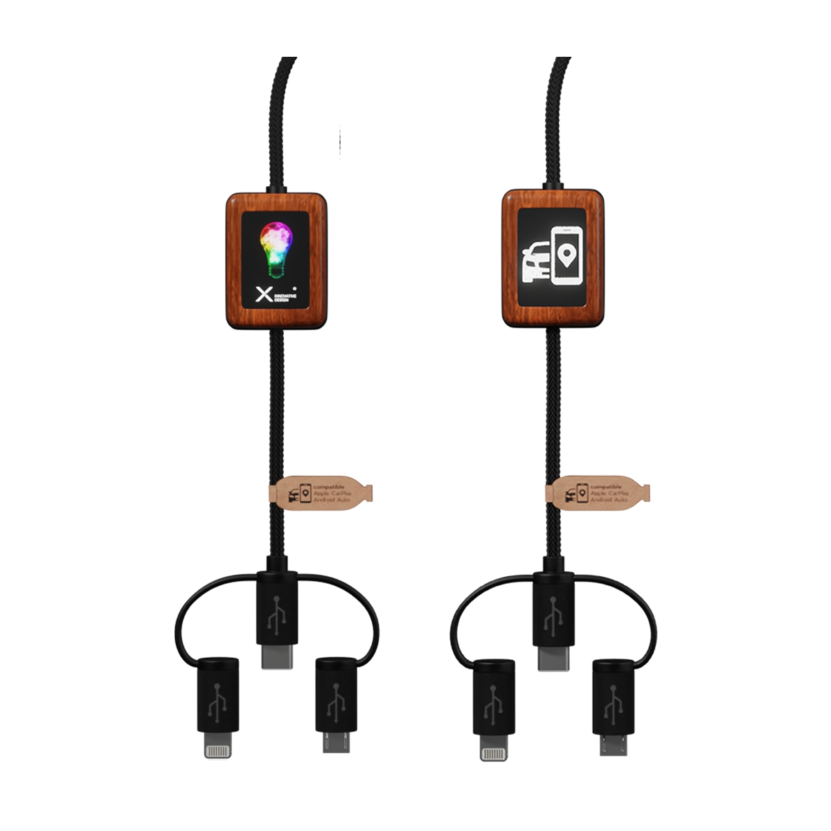 C46 - Carplay Wood cable 40W