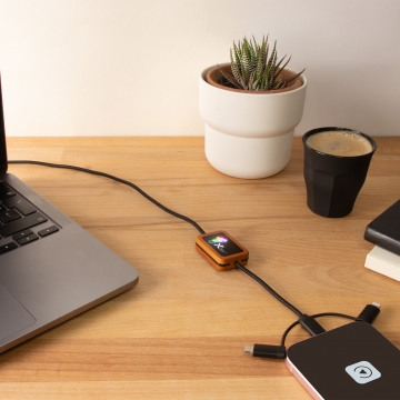 C46 - Carplay Wood cable 40W