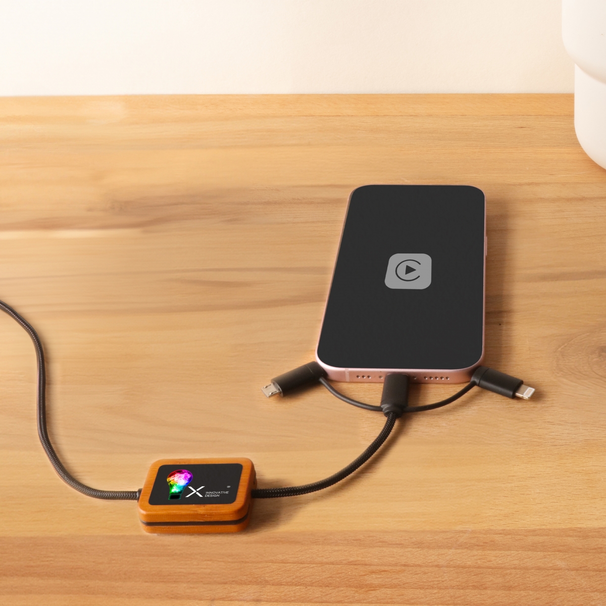 C46 - Carplay Wood cable 40W