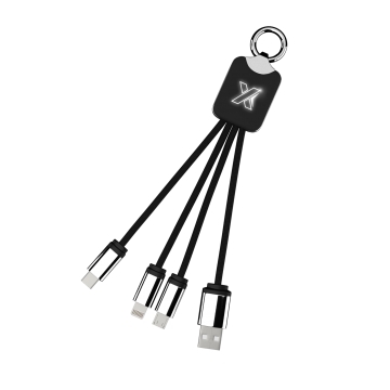 Square 4-en-1 câble