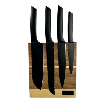 Set de couteaux de cuisine FSC® 100% bois d'acacia