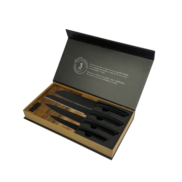 K04 - Set de couteaux de cuisine FSC® 100% bois d'acacia
