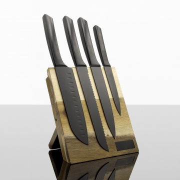 K04 - Set de couteaux de cuisine FSC® 100% bois d'acacia