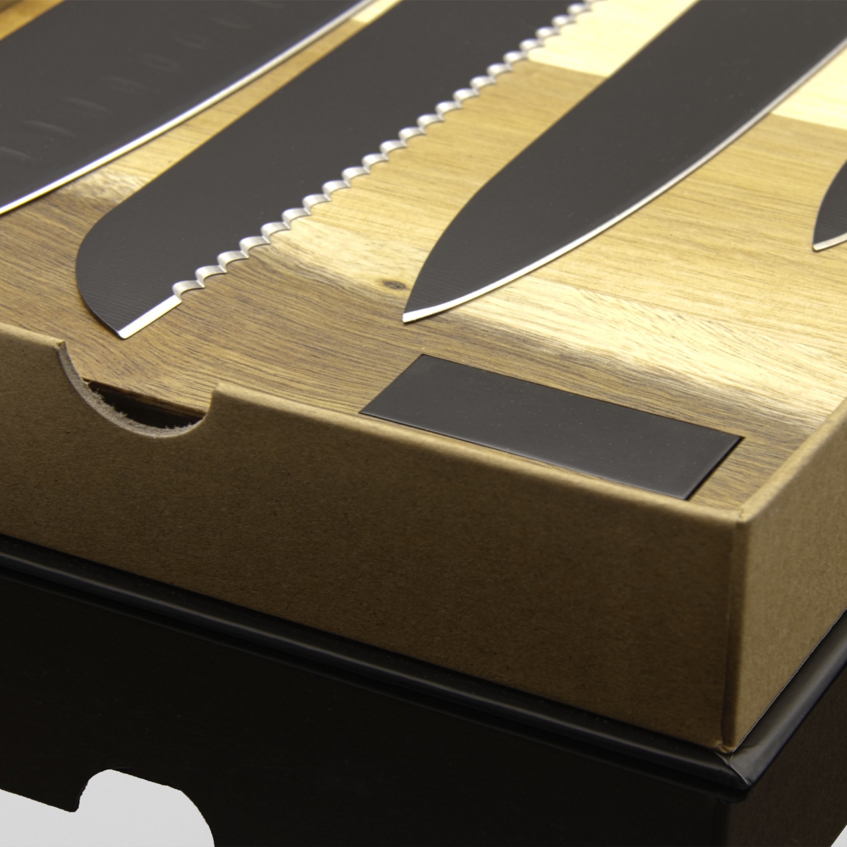 K04 - Set de couteaux de cuisine FSC® 100% bois d'acacia