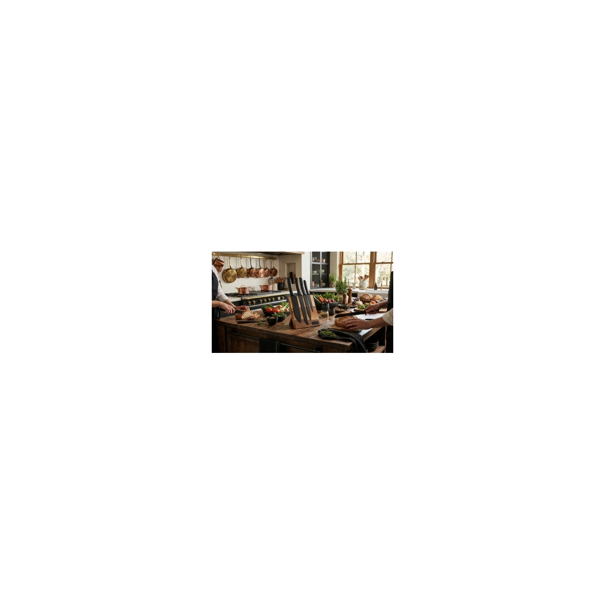 K04 - Set de couteaux de cuisine FSC® 100% bois d'acacia