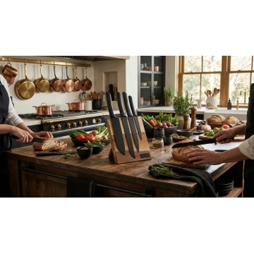 K04 - Set de couteaux de cuisine FSC® 100% bois d'acacia