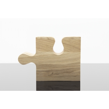 K05 - Set de 4 planches à découper puzzle 100% FSC® chêne