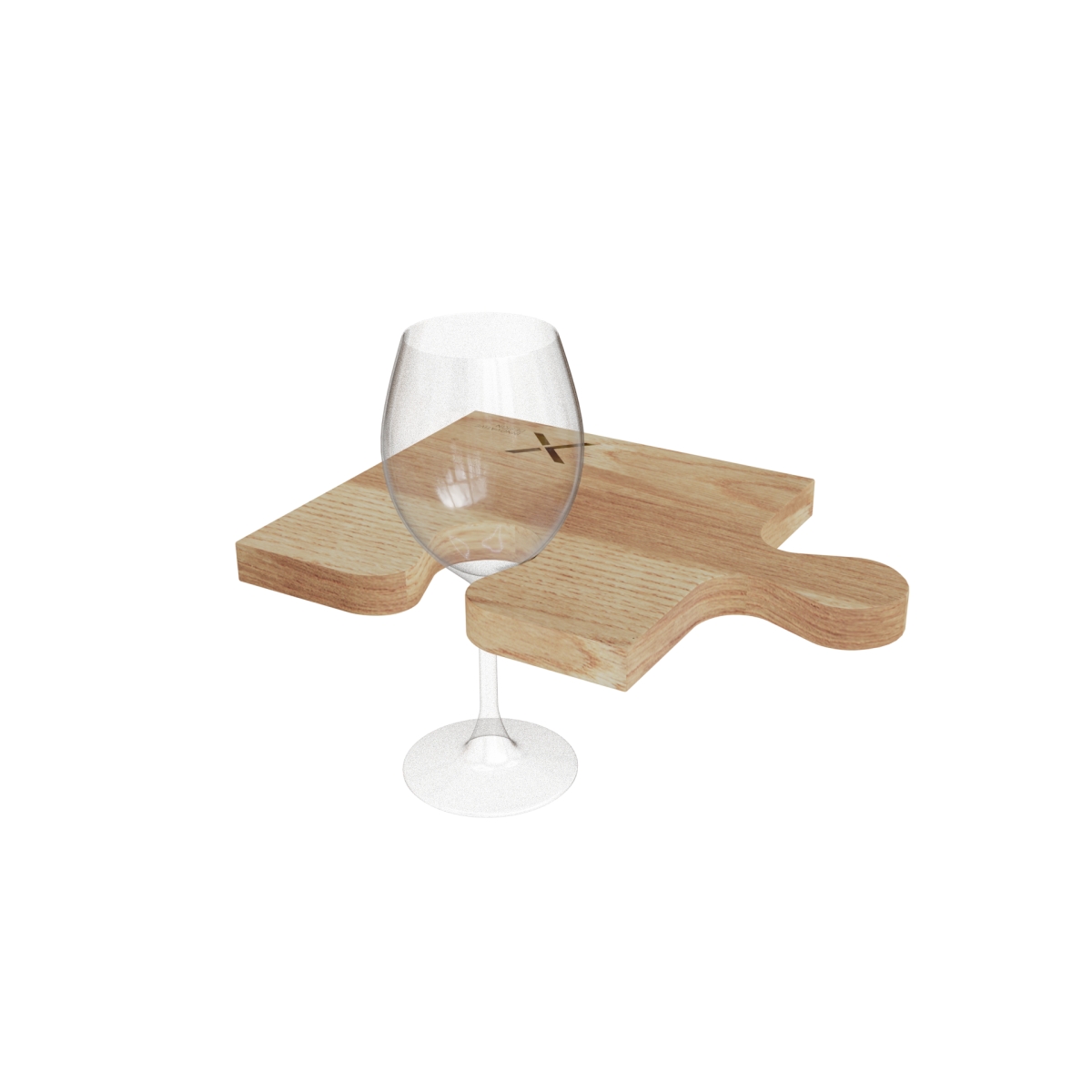 K05 - Set de 4 planches à découper puzzle 100% FSC® chêne