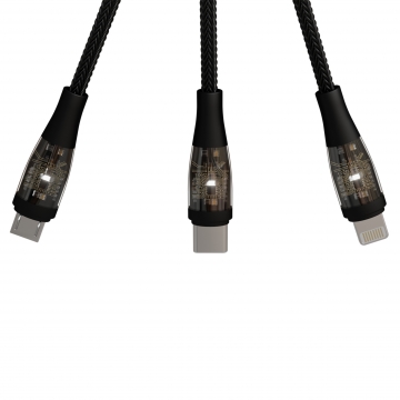 C50 - Câble display 3-en-1 - 100W