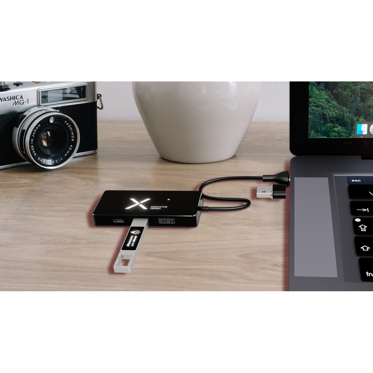 H20 - Hub lumineux USB / Type C