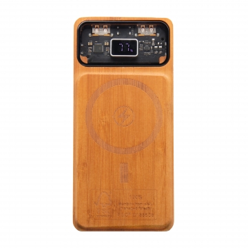 P48 - Tech-magnetic powerbank 10000 FSC® 100% Bambou