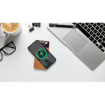 P48 - Tech-magnetic powerbank 10000 FSC® 100% Bambou