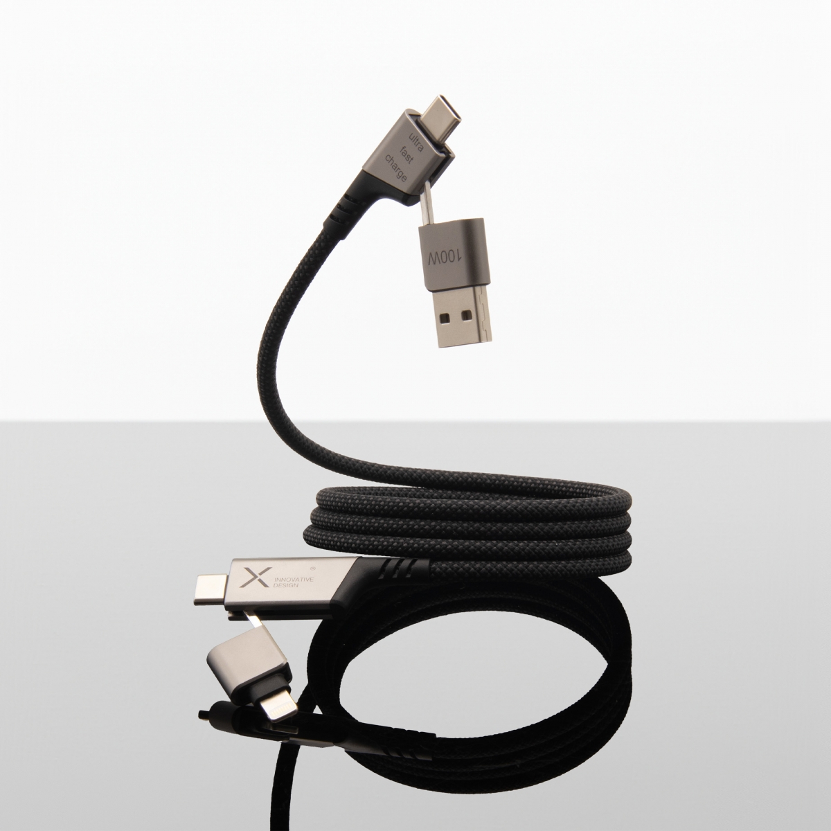 C52 - 100W 4-in-1 Magnetic ultra fast charge cable