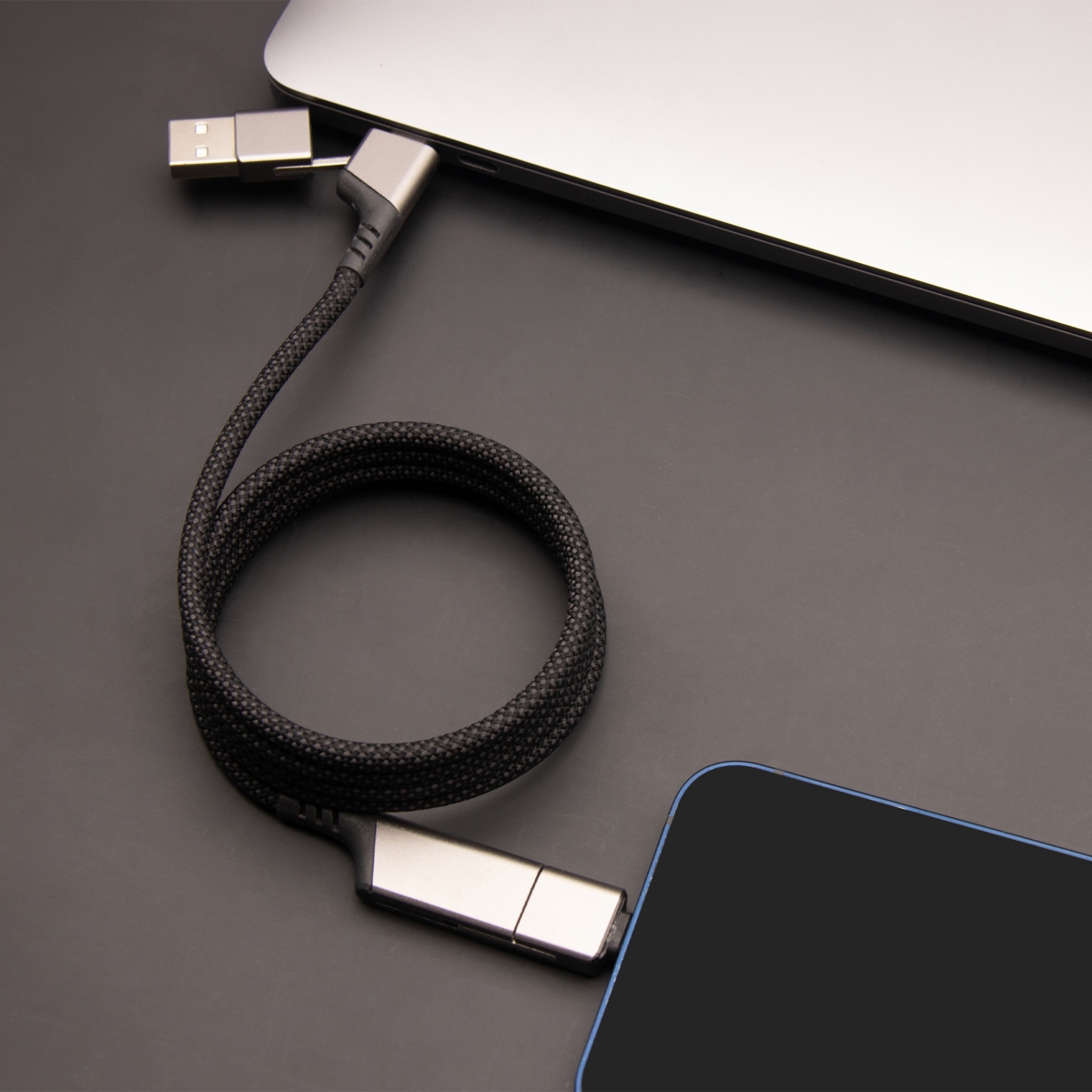 C52 - 100W 4-in-1 Magnetic ultra fast charge cable