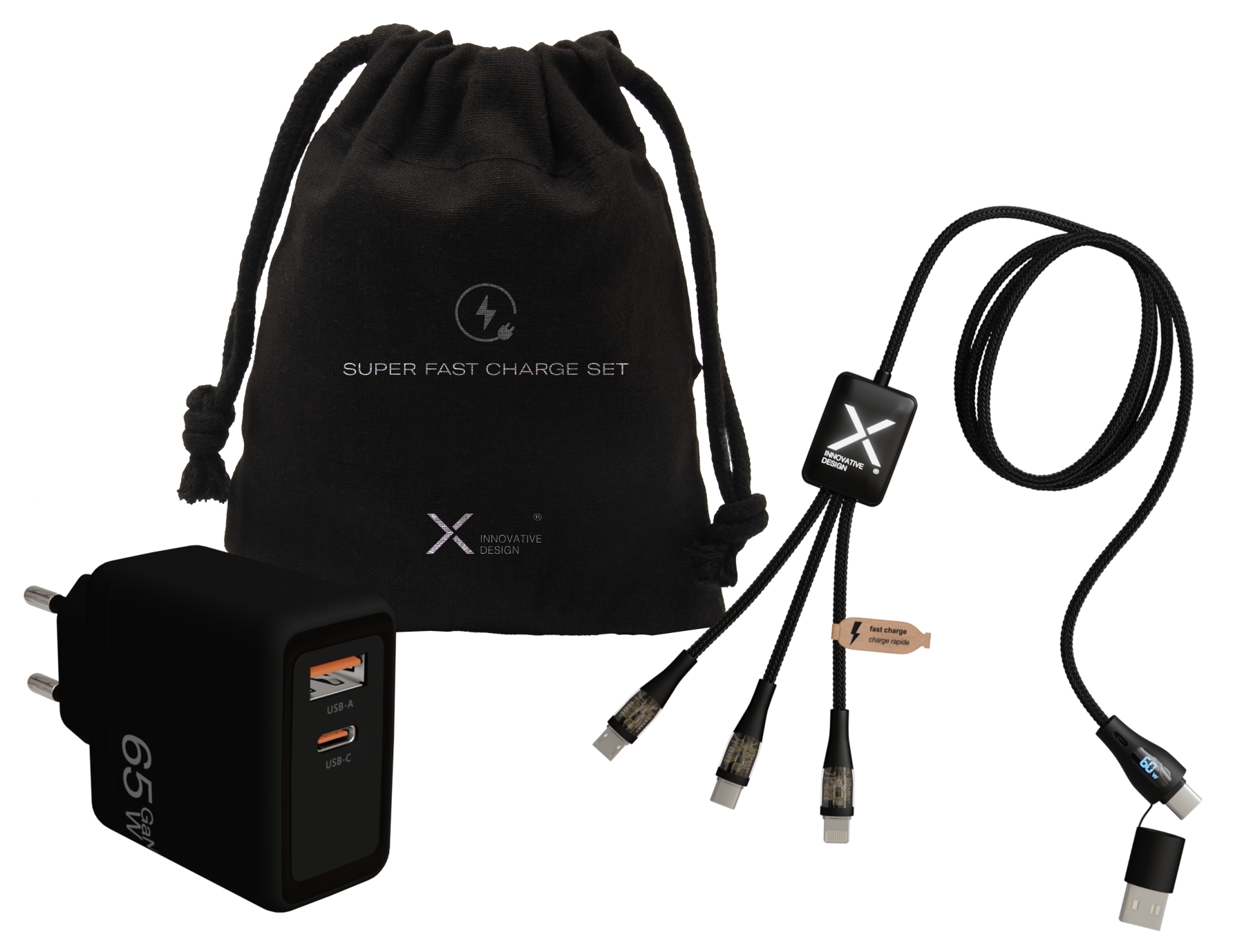 Pro Charging Kit 65W noir