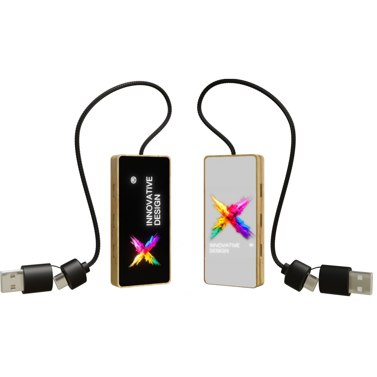 H21 - Hub lumineux 8-en-1 100% Bambou FSC®