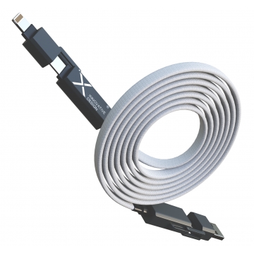 Magnetic white flat cable 60W