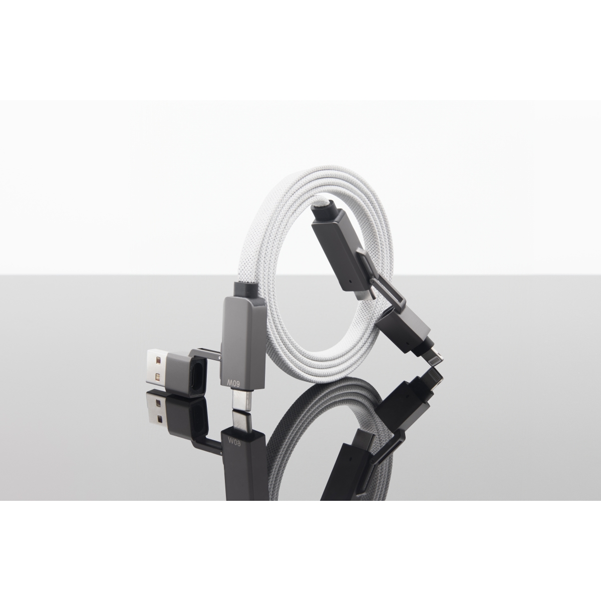 C58 - Magnetic white flat cable 60W