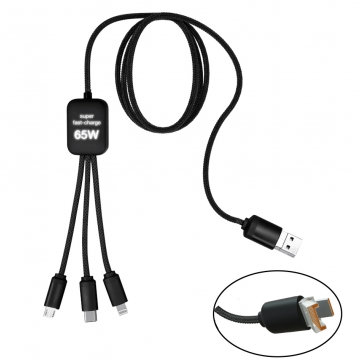 5-in-1 Dual Cable 65W