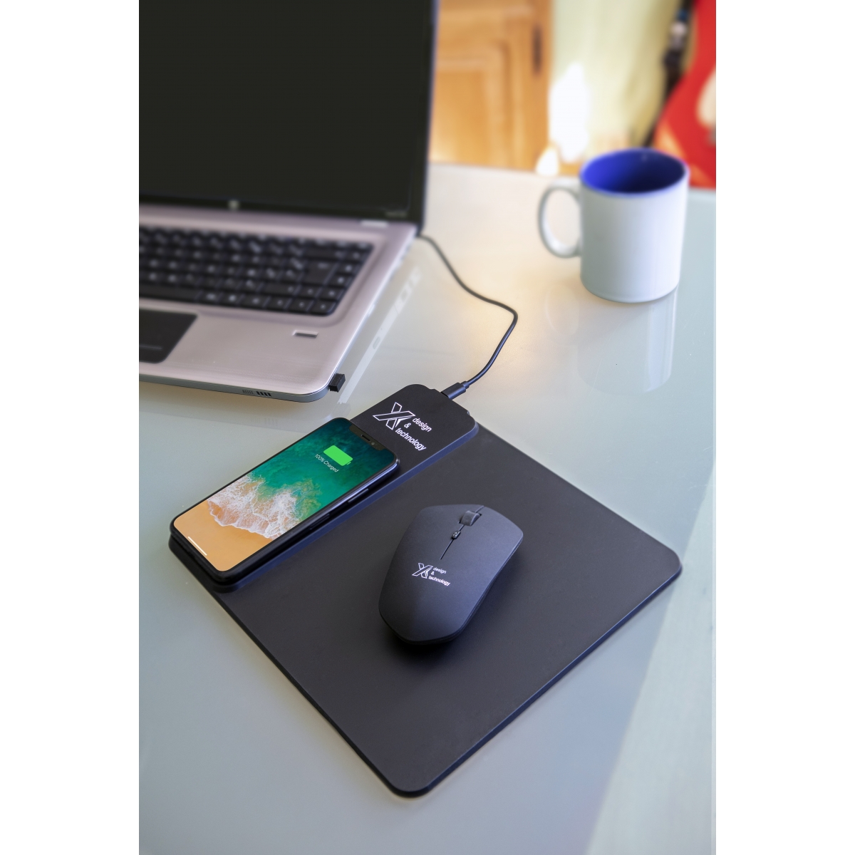 O25 - 10W wireless charging mousepad