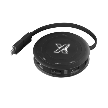 Wireless charger & 4 Hub