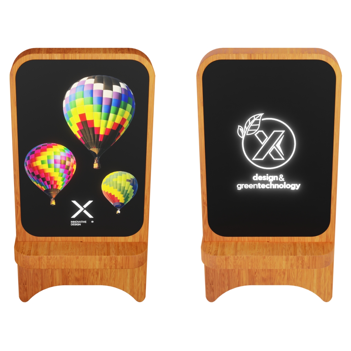 W16 - Wireless charger 15W FSC® 100% Bamboo