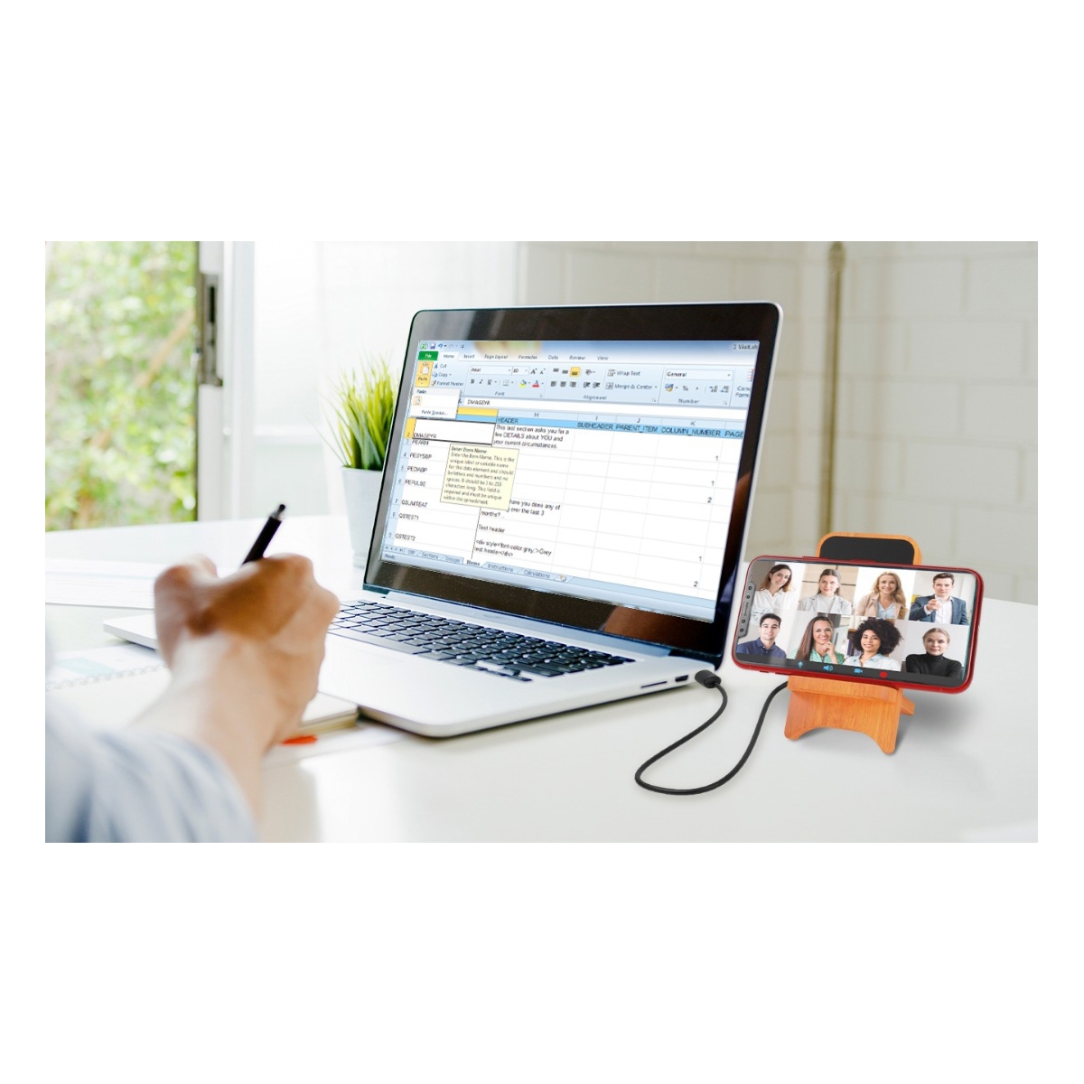 W16 - Wireless charger 15W FSC® 100% Bamboo