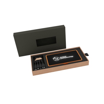 P36 - powerbank wireless wood 5000