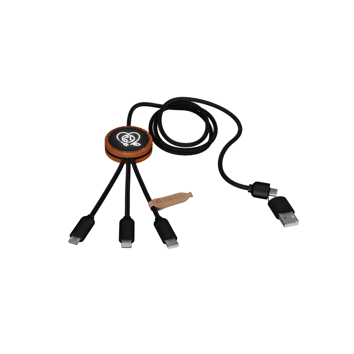 C37 - Extended round eco cable 5-in-1