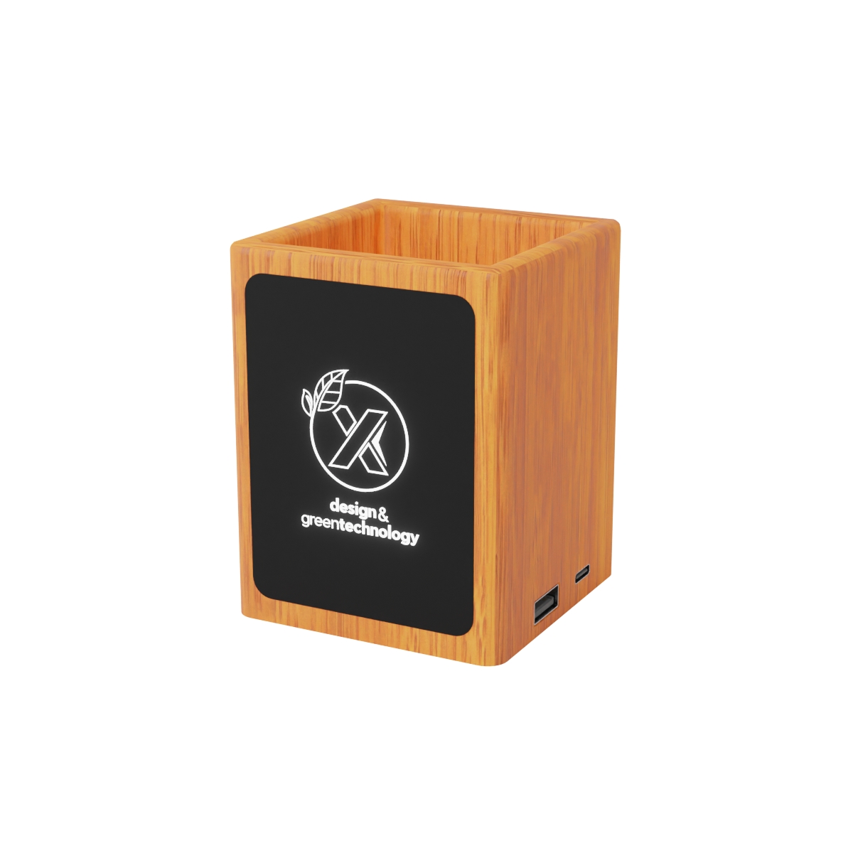 O12 - Hub wooden pencil holder