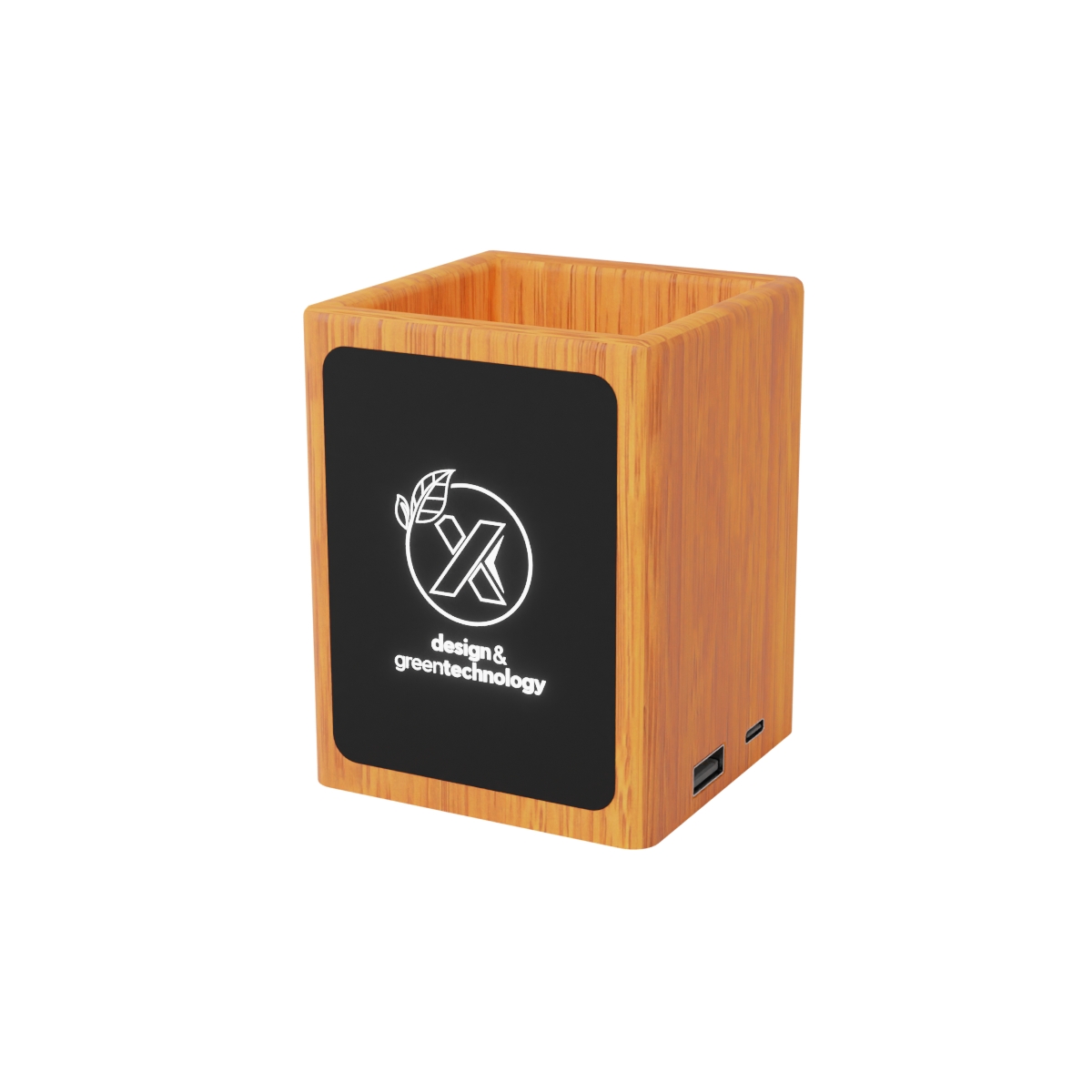 O12 - Hub wooden pencil holder