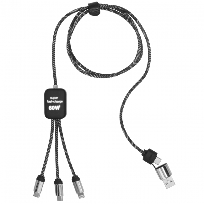 Double USB-C cable 60W