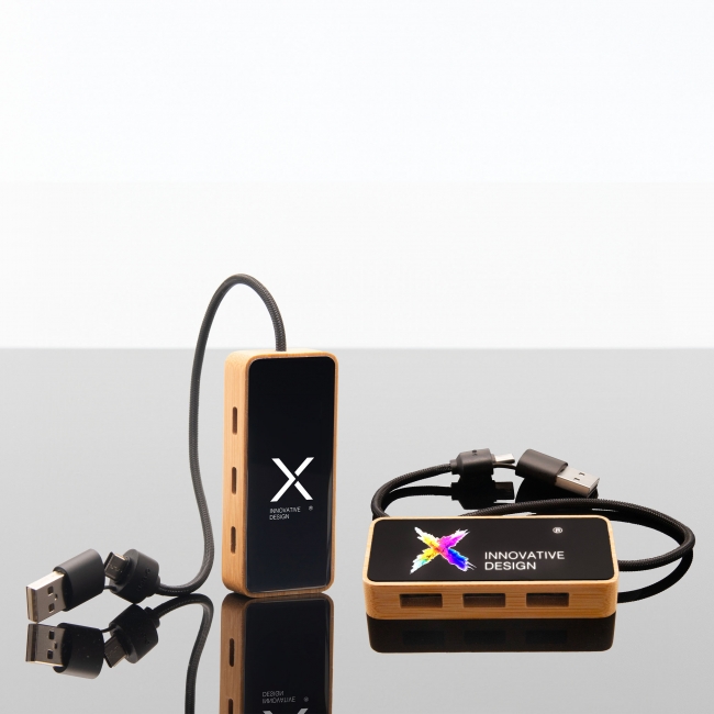 H21 - 8-in-1 lighting hub 100% FSC® Bamboo