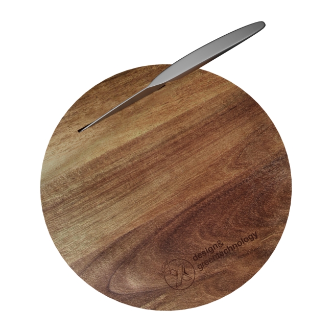 K03 - Cutting board and knife set FSC 100% acacia wood